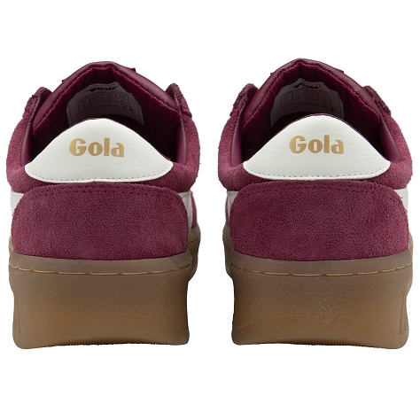 Gola femme my grandslam suede cla589 yl rouge8757202_4