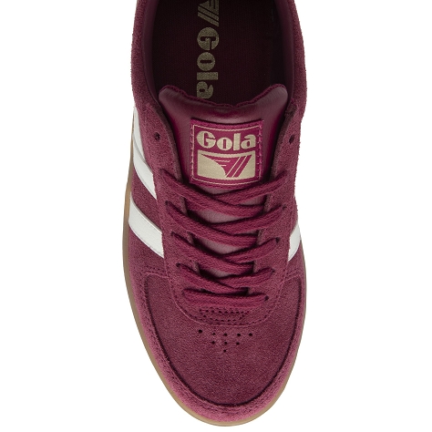 Gola femme my grandslam suede cla589 yl rouge8757202_5